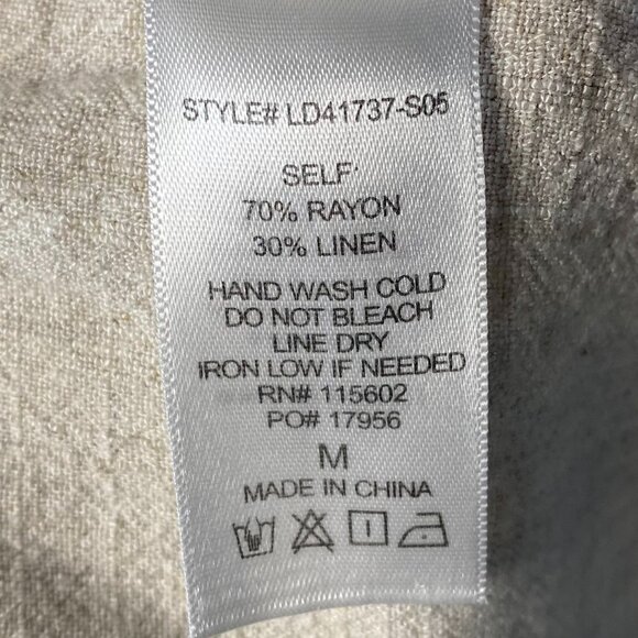 Lush Linen Blend Dress - Picture 5 of 6